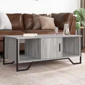 Mesa de centro madera de ingeniería gris Sonoma 100x51x40
