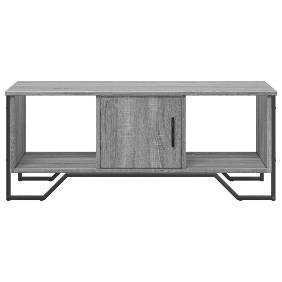 Mesa de centro madera de ingeniería gris Sonoma 100x51x40