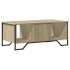 Mesa de centro madera de ingeniería roble Sonoma 100x51x40