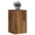 Soportes de plantas 2 uds madera roble envejecido 30x30x50