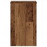 Soportes de plantas 2 uds madera roble envejecido 30x30x50