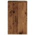 Soportes de plantas 2 uds madera roble envejecido 30x30x50