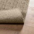 Alfombra ZIZUR aspecto yute interior/exterior beige 140x200