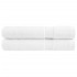 Toallas premium SOLUND 2 unidades blanco 100x200 cm 600