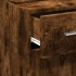 Aparador de madera de ingeniería roble ahumado 30x42,5x93