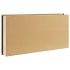 Hornacina ducha acero inoxidable dorado cepillado 62x32x9