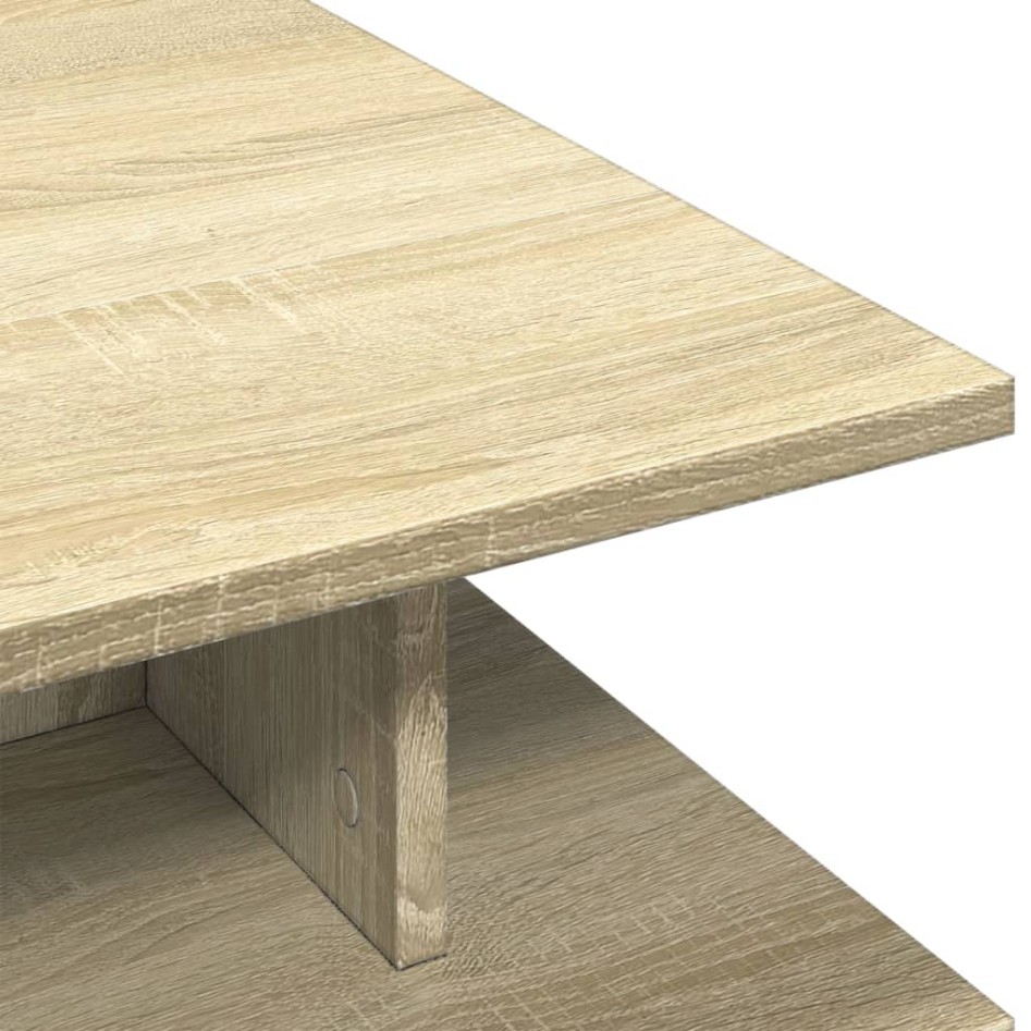 Mesa de centro madera de ingeniería roble Sonoma 102x55x35