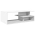 Mesa de centro madera de ingeniería blanco 102x55x35