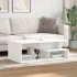 Mesa de centro madera de ingeniería blanco 102x55x35