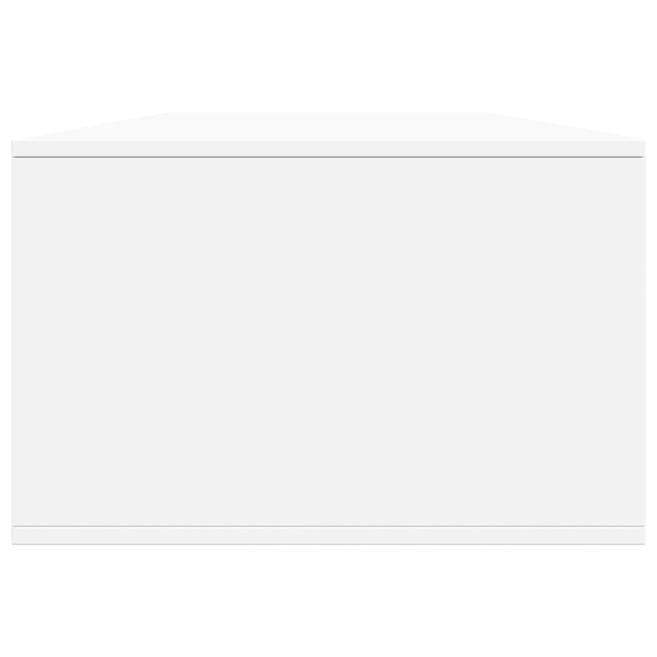 Mesa de centro madera de ingeniería blanco 102x55x35