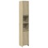 Armario de baño madera contrachapada color roble 30x30x183,5