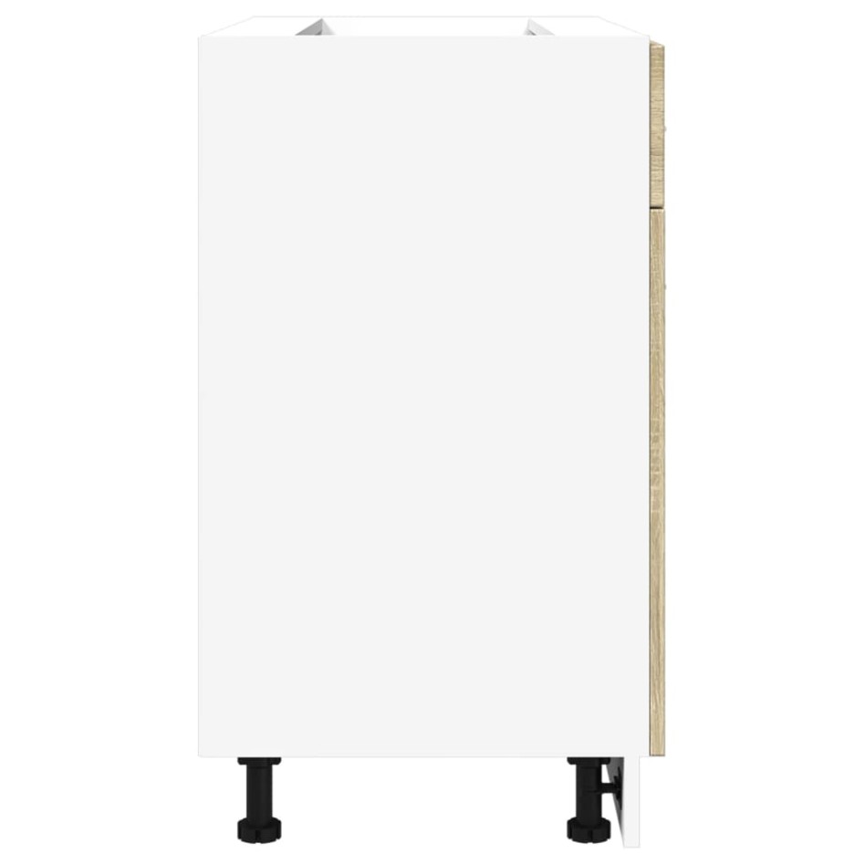 Armario inferior cajón contrachapado color roble