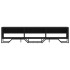 Mueble de TV madera de ingeniería negro 180x34x41