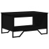 Mesa de centro madera de ingeniería negra 75x51x40