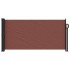 Toldo lateral retráctil marrón 100x300