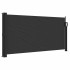 Toldo lateral retráctil negro 100x500