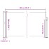 Toldo lateral retráctil negro 100x500