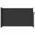 Toldo lateral retráctil negro 120x600