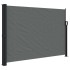 Toldo lateral retráctil gris antracita 140x600