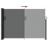 Toldo lateral retráctil gris antracita 140x600