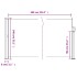 Toldo lateral retráctil gris antracita 140x600