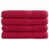 Toallas de sauna SOLUND 4 unidades rojo 80x200 cm 600
