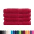 Toallas de sauna SOLUND 4 unidades rojo 80x200 cm 600