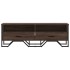 Mueble de TV madera de ingeniería marrón roble 122x34x41