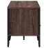 Mueble de TV madera de ingeniería marrón roble 122x34x41
