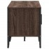 Mueble de TV madera de ingeniería marrón roble 122x34x41