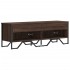 Mueble de TV madera de ingeniería marrón roble 122x34x41