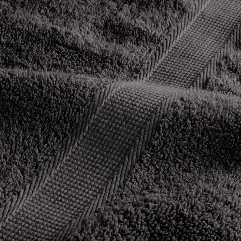 Juego de toallas premium SOLUND 6 unidades antracita 600