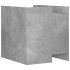 Mesita de noche madera de ingeniería gris hormigón 45x50x50