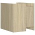 Mesita de noche madera de ingeniería roble Sonoma 45x50x50