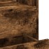 Mesita de noche madera de ingeniería roble ahumado 45x50x50