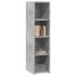 Aparador alto madera de ingeniería gris hormigón 30x41x124