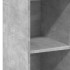 Aparador alto madera de ingeniería gris hormigón 30x41x124