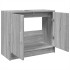 Armario de lavabo madera de ingeniería gris Sonoma 63x29x55