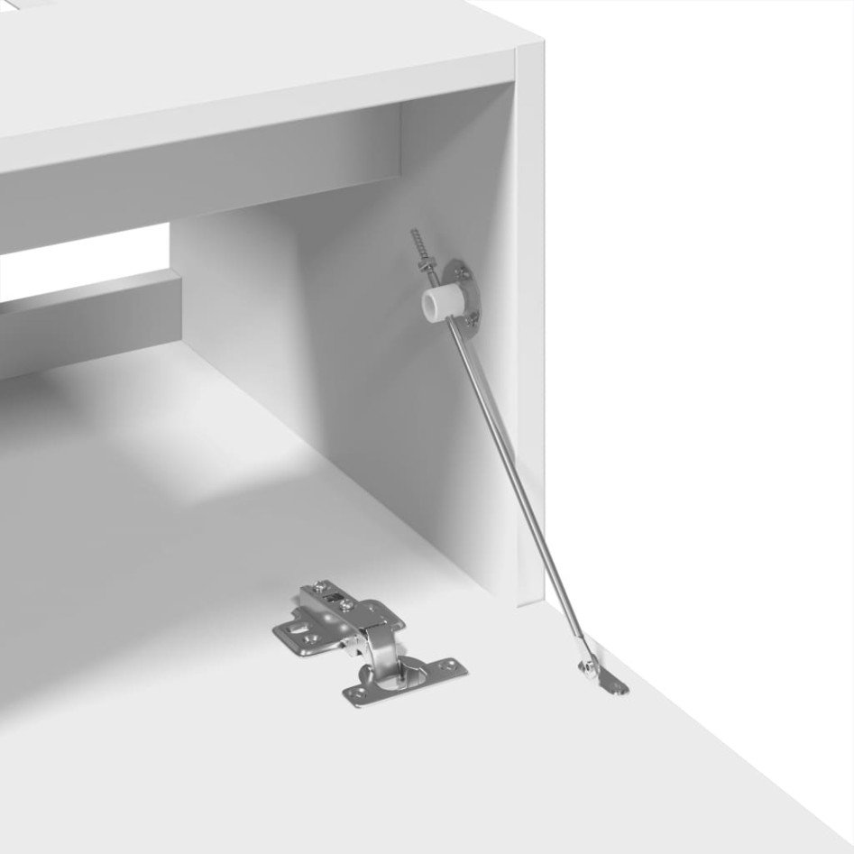 Armario de lavabo madera de ingeniería blanco 40x37x59