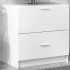 Armario de lavabo madera de ingeniería blanco 59x37x59