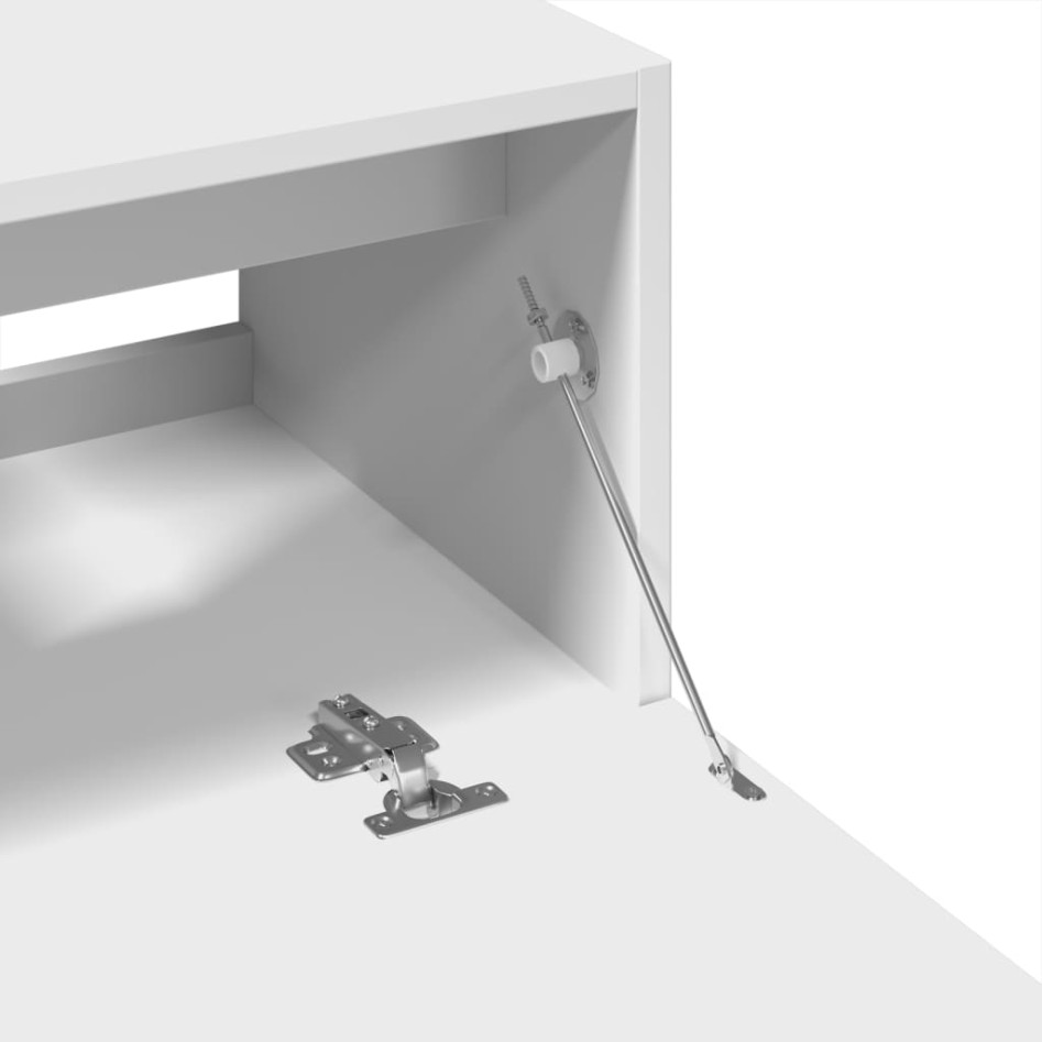 Armario de lavabo madera de ingeniería blanco 59x37x59