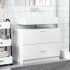 Armario de lavabo madera de ingeniería blanco 78x37x59