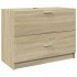 Armario de lavabo madera de ingeniería roble Sonoma 78x37x59