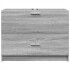 Armario de lavabo madera de ingeniería gris Sonoma 78x37x59