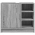 Armario de lavabo madera de ingeniería gris Sonoma 63x29x55