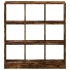 Estantería madera de ingeniería roble ahumado 102x32x108