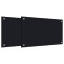 Salpicaderos de cocina 2 uds vidrio templado negro 70x50