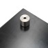 Salpicaderos de cocina 2 uds vidrio templado negro 70x50