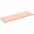 Encimera de baño madera maciza sin tratar 200x60x(2-6)