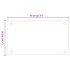 Salpicaderos de cocina 2 uds vidrio templado negro 70x50